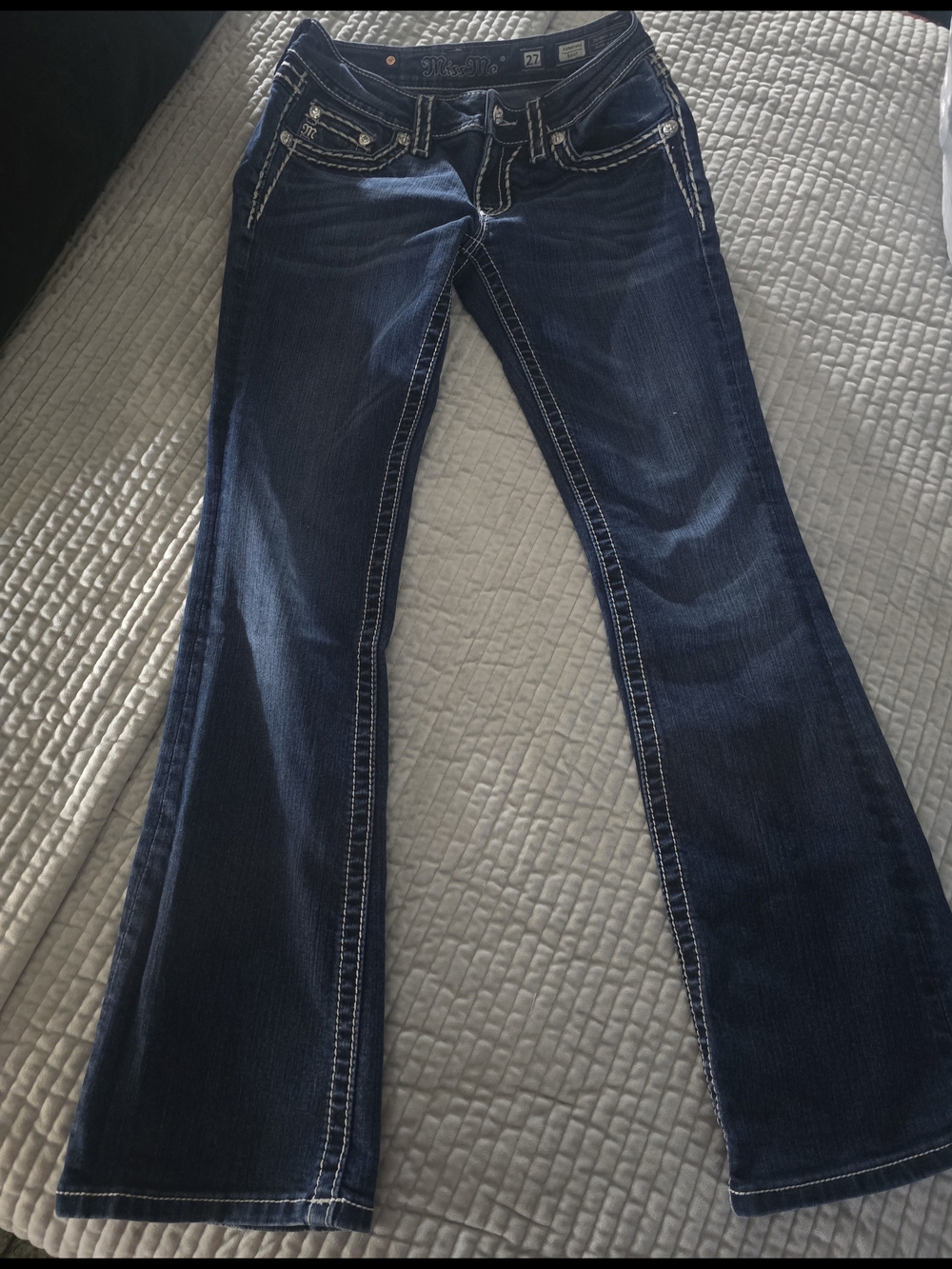 Miss Me Women's Dark Blue Bootcut Jeans